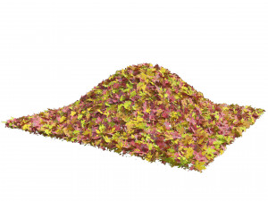 Mountain Maple Leafpile 3D Model