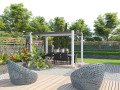 House garden landscape 3D Model