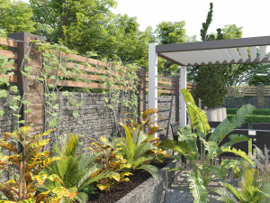 House garden landscape 3D 모델