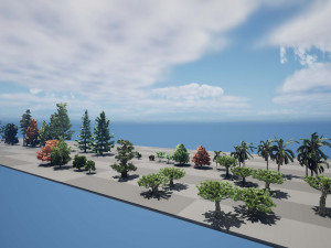 45 low poly trees collection pack 3D Model