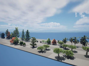 45 low poly trees collection pack 3D Model