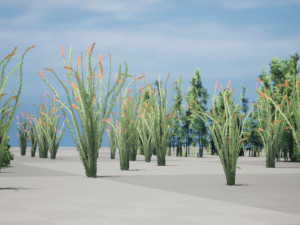 Rigged Low poly Plants collection 3D 模型