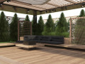 Roof Garden with suspended pool 3D Model