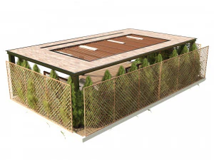 Barbecuing pergola 3D Model