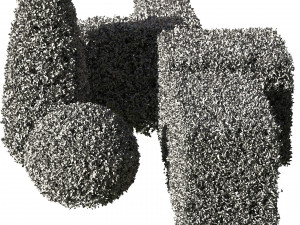 5 boxwood Hedge Modello 3D