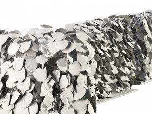 Swiss Cheese Plant Climber Greenwall Modelo 3D