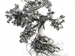 Spooky Witch trees Modelo 3D