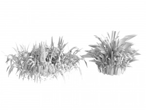Grass blades 3D Model