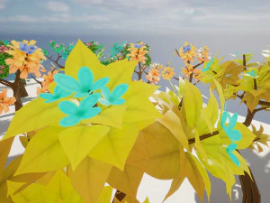Stylized Trees and Foliage Pack 3D Model