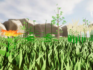 Stylized Low Poly Game Environment 3D Scenes 3D Model