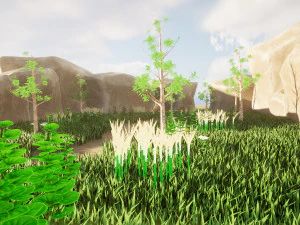 Stylized Low Poly Game Environment 3D Scenes 3D Model