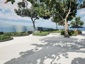 Realistic Park 3D Scene 3D Model