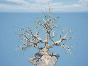 Detailed Tree Trunk 3D Model