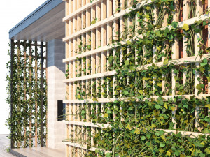 Modern Pergola Retreat Modelo 3D