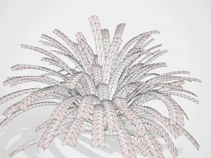 Bananenbootgras 3D-pakket 3D Model