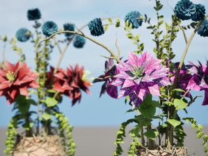 Intricate of the Gloom Flower Pot 3D Модель