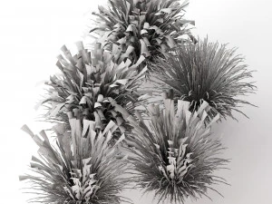 All-Season Blue Fescue 3D Model