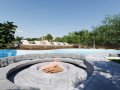 Central Oasis garden 3D Model