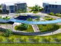 Urban Oasis Modern Park Landscape 3D Model