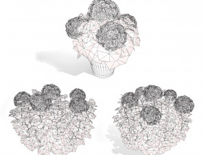 French Hydrangea Flowers with free 3D Model