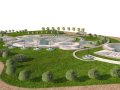Poolside Paradise Park 3d Scene 3D Model