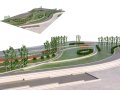 Low-Poly Landmark Park 3D Model