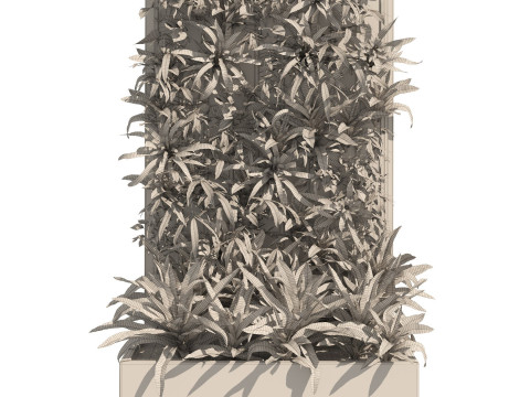 3D Green Wall Collection Modelo 3D