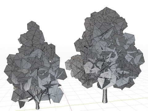 Game Ready Hazelnut Trees 3D 模型
