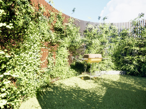 Realistic Pergola 3D Collection 3D 모델