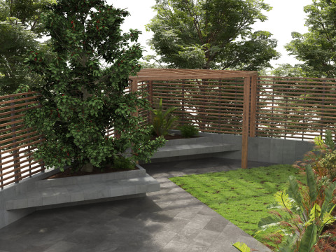 Realistic Pergola 3D Collection 3D 모델