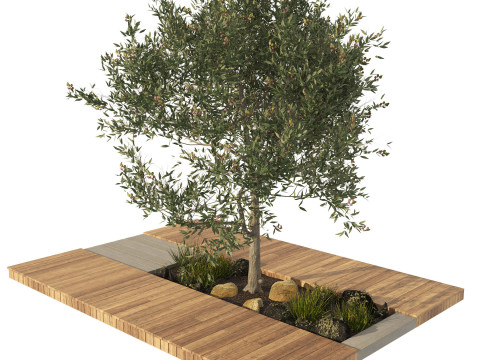 Outdoor Furniture and Planter Combinations 3D Pack 3D Model
