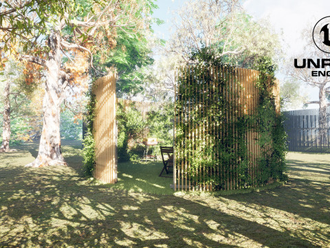 33 Realistic Landscape Gardens Collection part01 3D Model