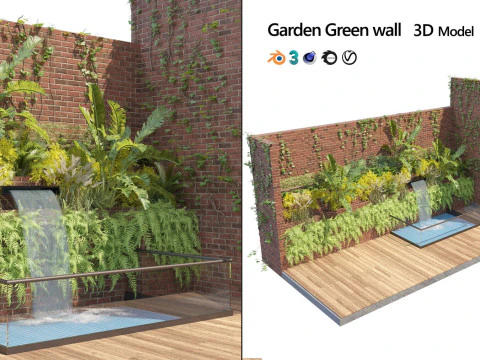 33 Realistic Landscape Gardens Collection part01 3D Model