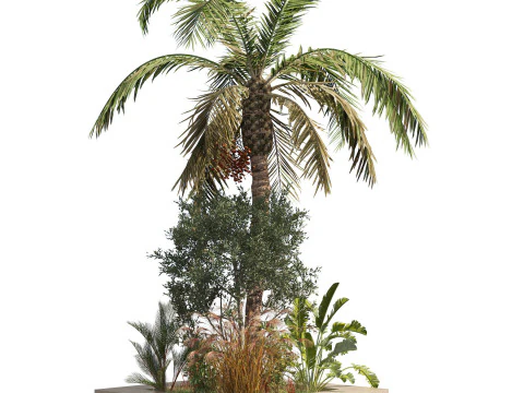 33 Realistic Landscape Gardens Collection part01 3D Model