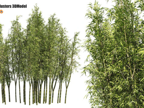 Low-Poly Grass and Foliage Assets 3d Pack 3D Model