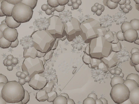Oasis Lake 3D Model