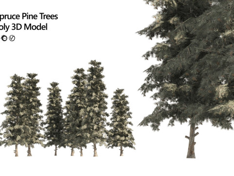 100 Highly Detailed Game ready Trees 3d collection Modello 3D