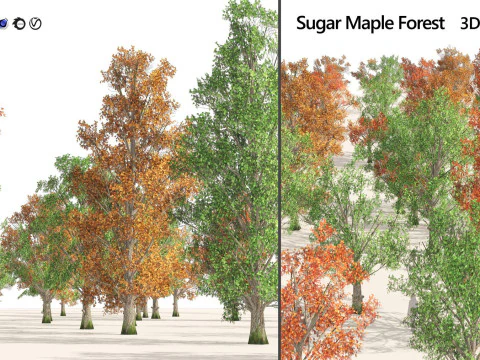 100 Highly Detailed Game ready Trees 3d collection 3D Model