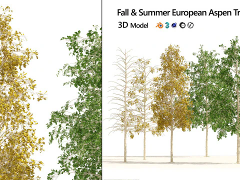 100 Highly Detailed Game ready Trees 3d collection 3D Model