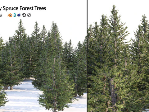 100 Highly Detailed Game ready Trees 3d collection 3D Model