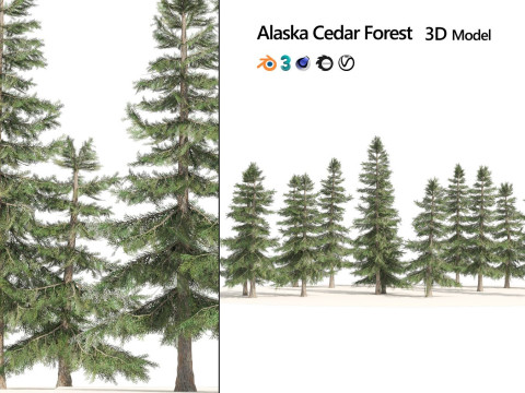 100 Highly Detailed Game ready Trees 3d collection Modello 3D