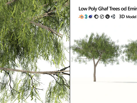 100 Highly Detailed Game ready Trees 3d collection 3D Model
