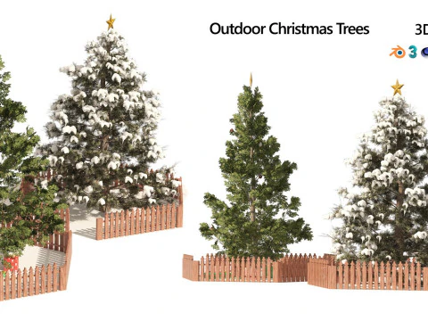 Medium Poly Trees for Realistic Environments 3D Model