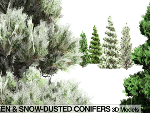 Medium Poly Trees for Realistic Environments 3D Model