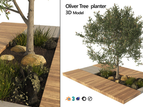 Medium Poly Trees for Realistic Environments 3Dモデル