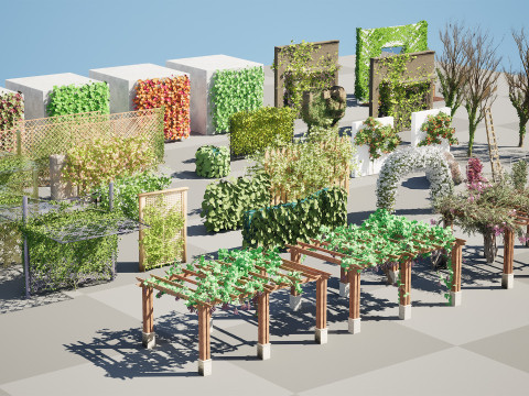 Ivy Collection 3D 3D Model