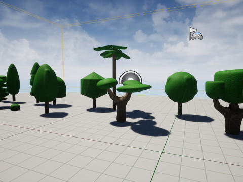 Stylized Game Tree Assets Modello 3D