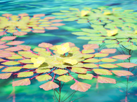 Planta mosaico Modelo 3D