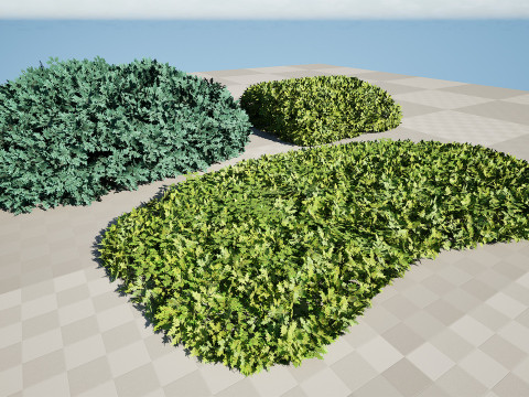 Juniper Bushes Modelo 3D