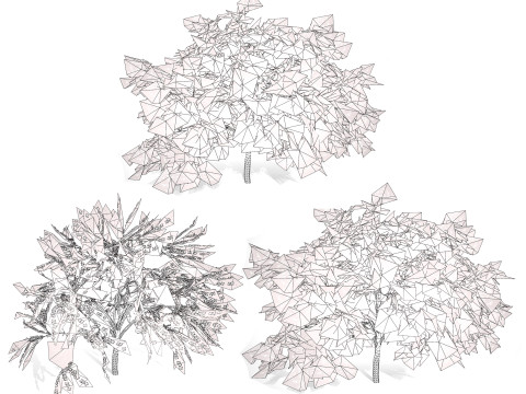 Almond Tree with free 3Dモデル